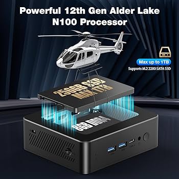 Amazon.com: Mini PC with Alder Lake N100 CPU (up to 3.4GHz